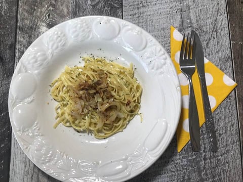 Linguines à L'ail et Fines Herbes