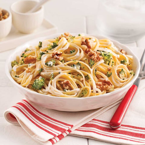 Linguines au Boursin et Brocoli