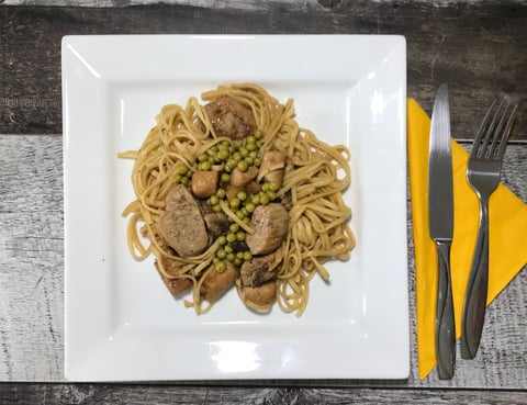 Linguini Porc et Saucisses