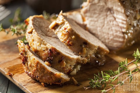 LONGE DE PORC SUR BBQ SAUCE SUCRÉE