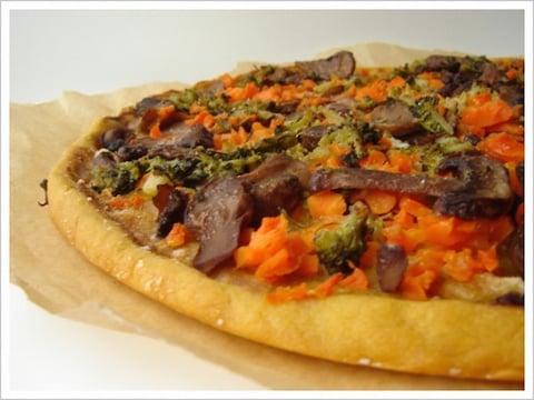 Ma pizz' à Tarte aux P'tits Légumes