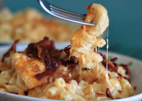 Mac & Cheese Crémeux au Bacon