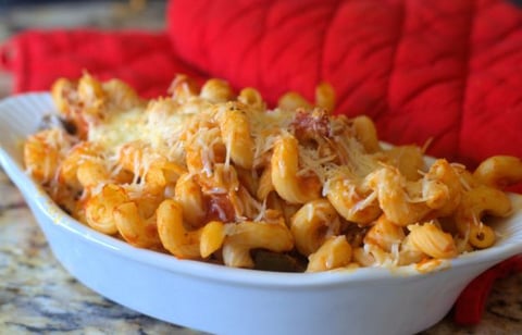 Macaroni à la Pizza