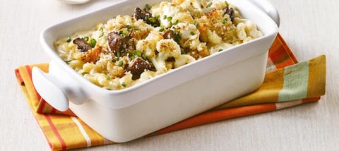 Macaroni au Fromage Fumé et au Chou-Fleur