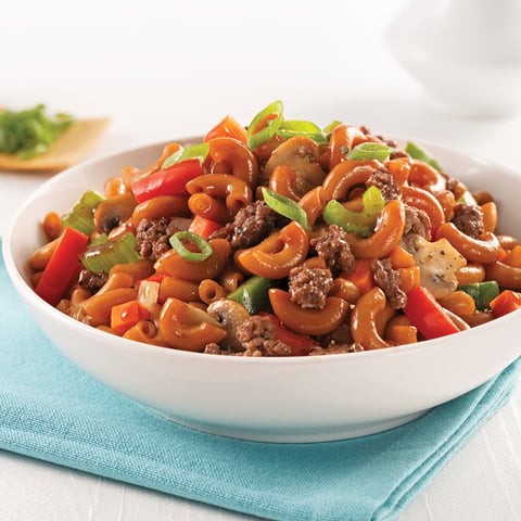 Macaroni Chinois au Boeuf Haché