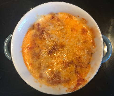 Fusilli Sauce Tomates Gratinés