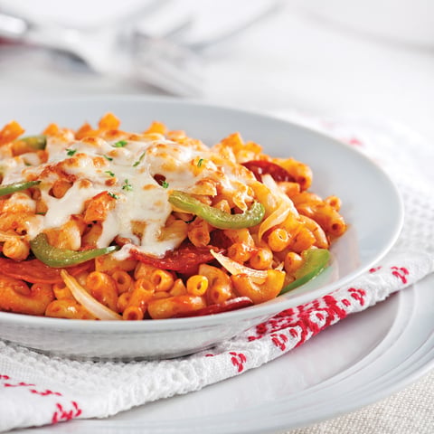 Macaroni Style Pizza
