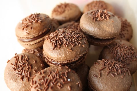 Macarons au Chocolat