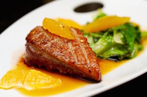 MAGRET DE CANARD À L'ORANGE ET AU COINTREAU