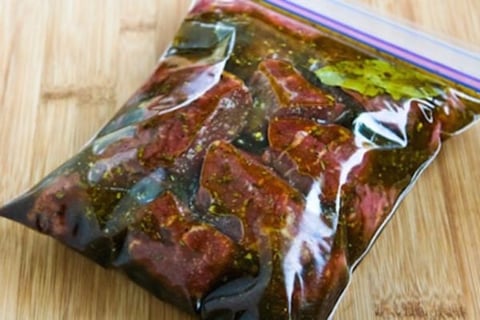 Marinade pour Boeuf en Brochettes