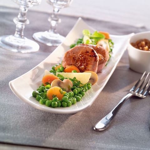 Médaillon de Veau au Miel Printanière à la Menthe