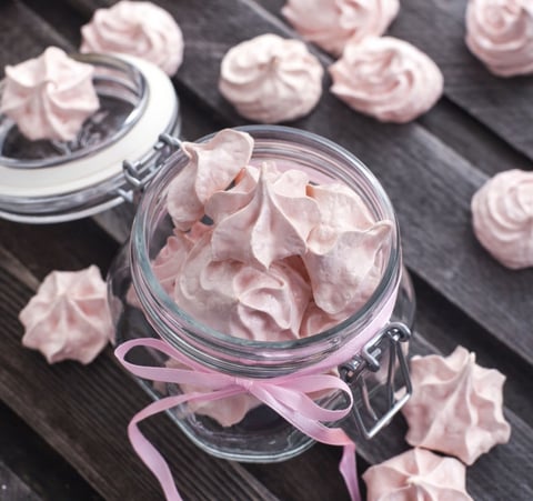 Meringues Rose Poudré