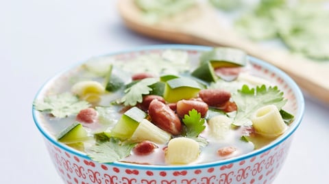Minestrone Courgettes et Haricots Rouges (anti reflux)