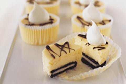 Mini Gâteaux au Fromage et aux Biscuits OREO