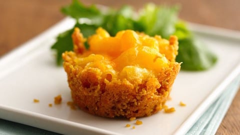 Mini-Gâteaux de Macaroni au Fromage (sans gluten)