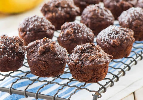 Mini Muffins Cacao-banane