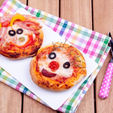 Mini Pizzas Simples pour Enfants