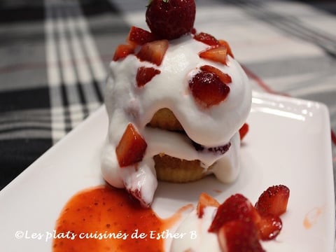 Mini Shortcakes aux Fraises