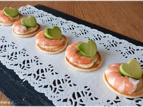 Mise en Bouche Rose et Verte St Valentin