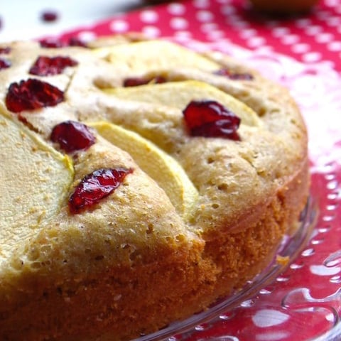 Moelleux à L'épeautre, aux Pommes et Cranberries
