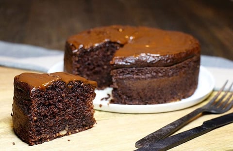 Moelleux au Chocolat sans Gluten et sans Beurre