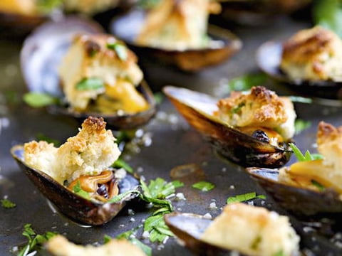 Moules Farcies au Beurre D'amandes