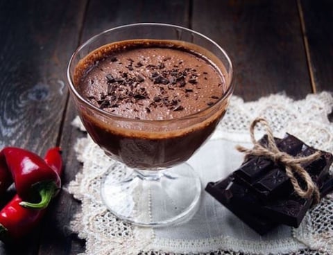 Mousse au Chocolat Pimentée très Simple