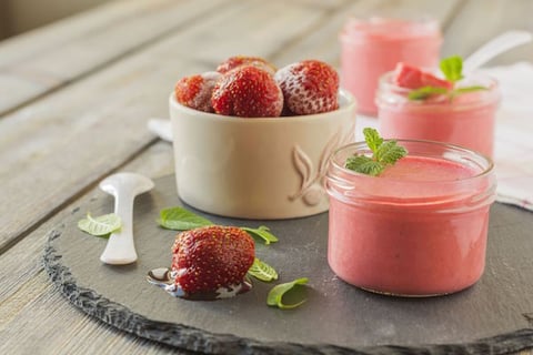 Mousse Fraîche aux Fraises