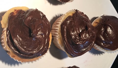 Muffin à la Citrouille et Glaçage au Chocolat