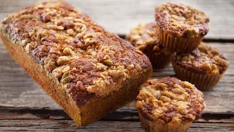 Muffin Croustillant à la Citrouille