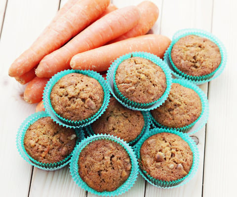 Muffins à la Carotte avec ou Sans Gluten
