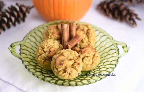 Muffins à la Citrouille keto / Cétogène / Sans Gluten