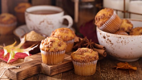 Muffins à la Compote de Pommes