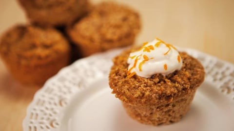 Muffins à la Courge Spaghetti et au Miel