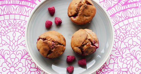 Muffins à la Framboises et Chocolat Blanc