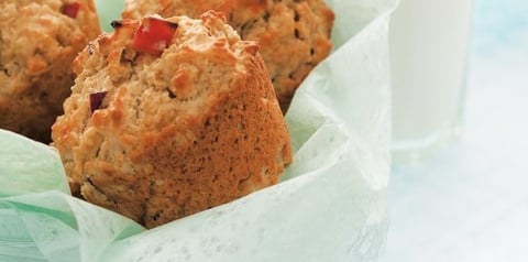 Muffins à l'Avoine, aux Pommes et à l'Érable