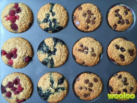 Muffins au Gruau Vintage