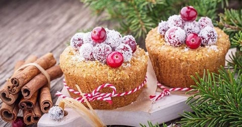 Muffins au Sucre de Canne et aux Cranberries