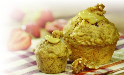 MUFFINS AUX BANANES ET À L'ÉRABLE