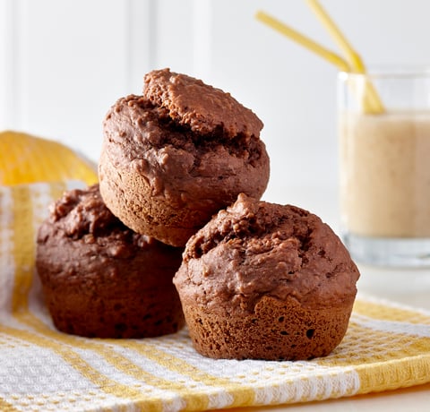 Muffins aux Bananes et Cacao