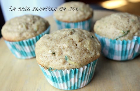 MUFFINS AUX BANANES ET COURGETTES