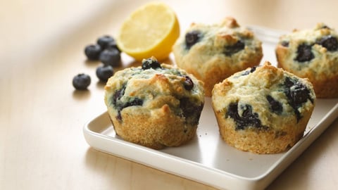 Muffins aux Bleuets et au Citron