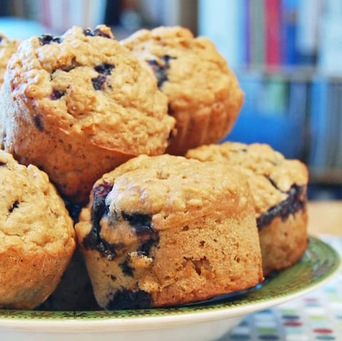 Muffins aux Bleuets et au Citron