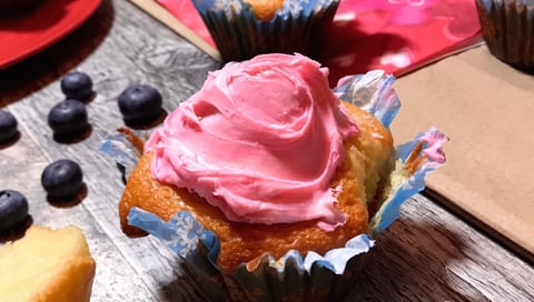 Muffins aux Bleuets pour la St-Valentin