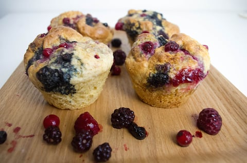 Muffins aux Fruits Rouges