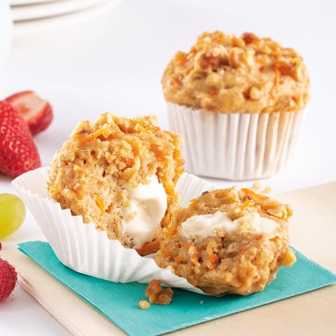 Muffins Carottes, Érable et Noix