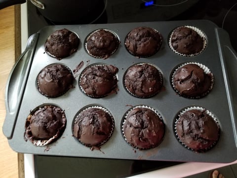 MUFFINS CHOCOLAT-BETTERAVES