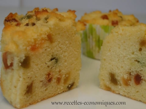 Muffins Fruits Confits sans Gluten et au Thermomix (ou pas)