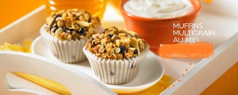 Muffins Multigrains au Miel