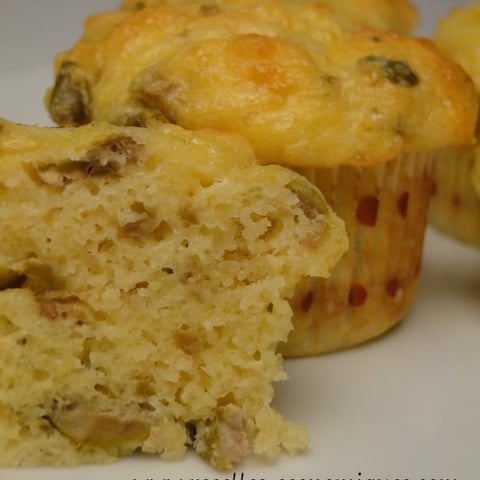 Muffins Salés aux Olives Sans Gluten